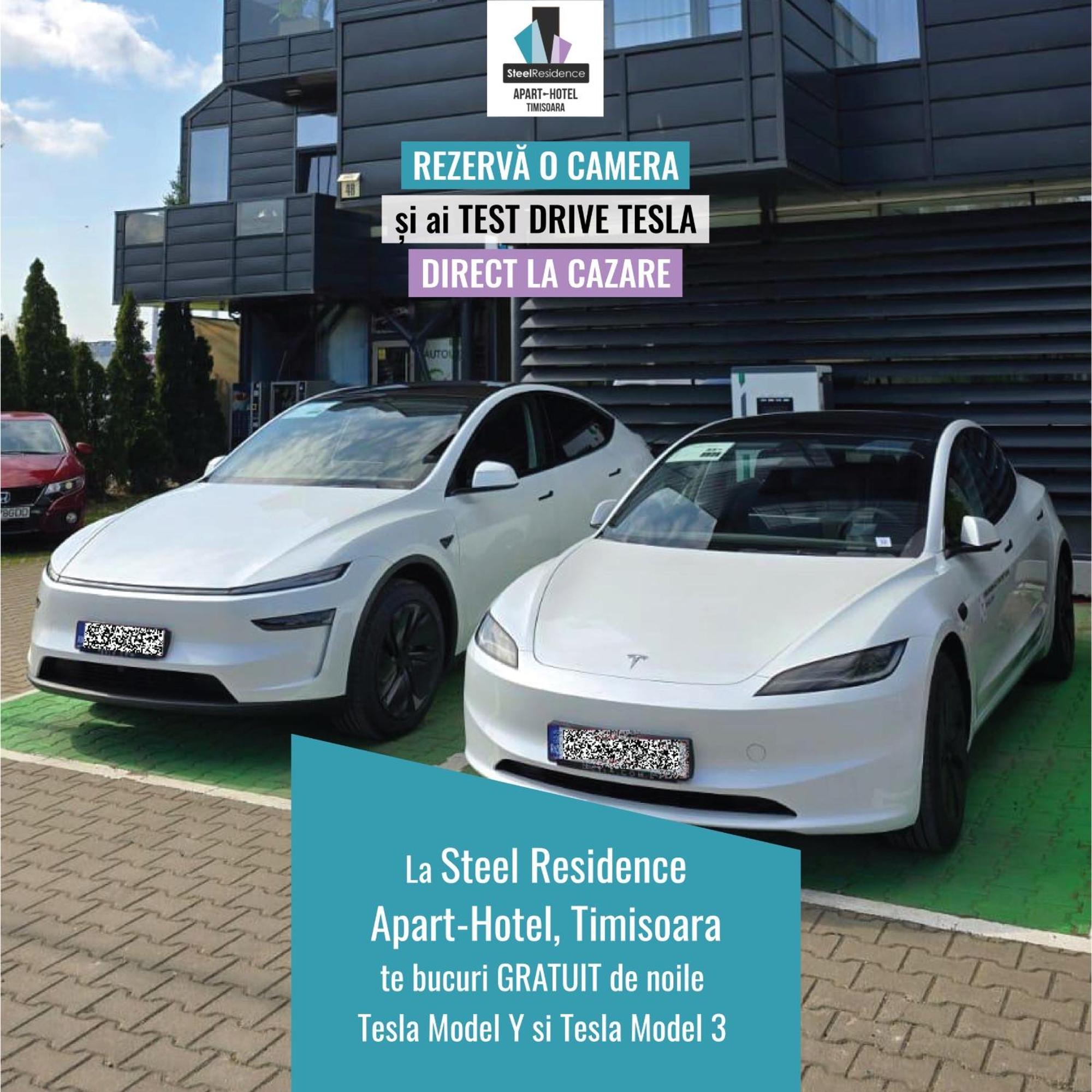 Apartments Steel Residence- Tesla Drive Experience Timisoara Exterior photo